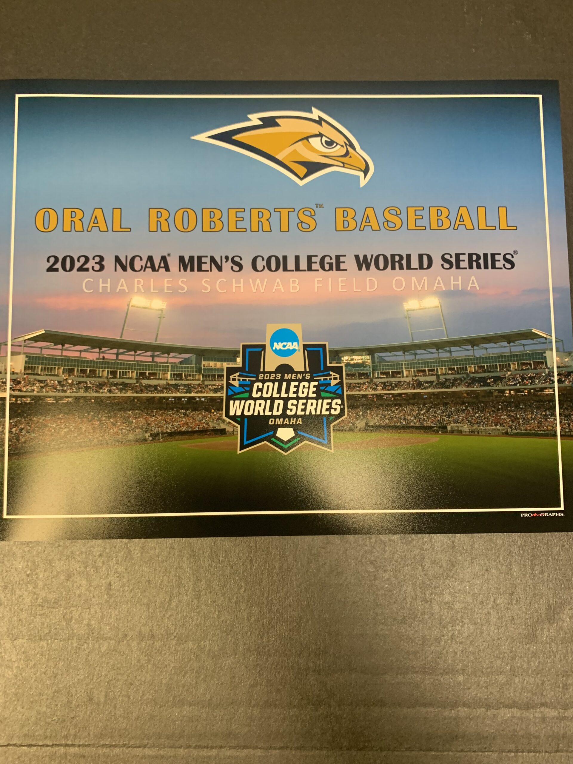 2023 College World Series Oral Roberts Officially Licensed single team